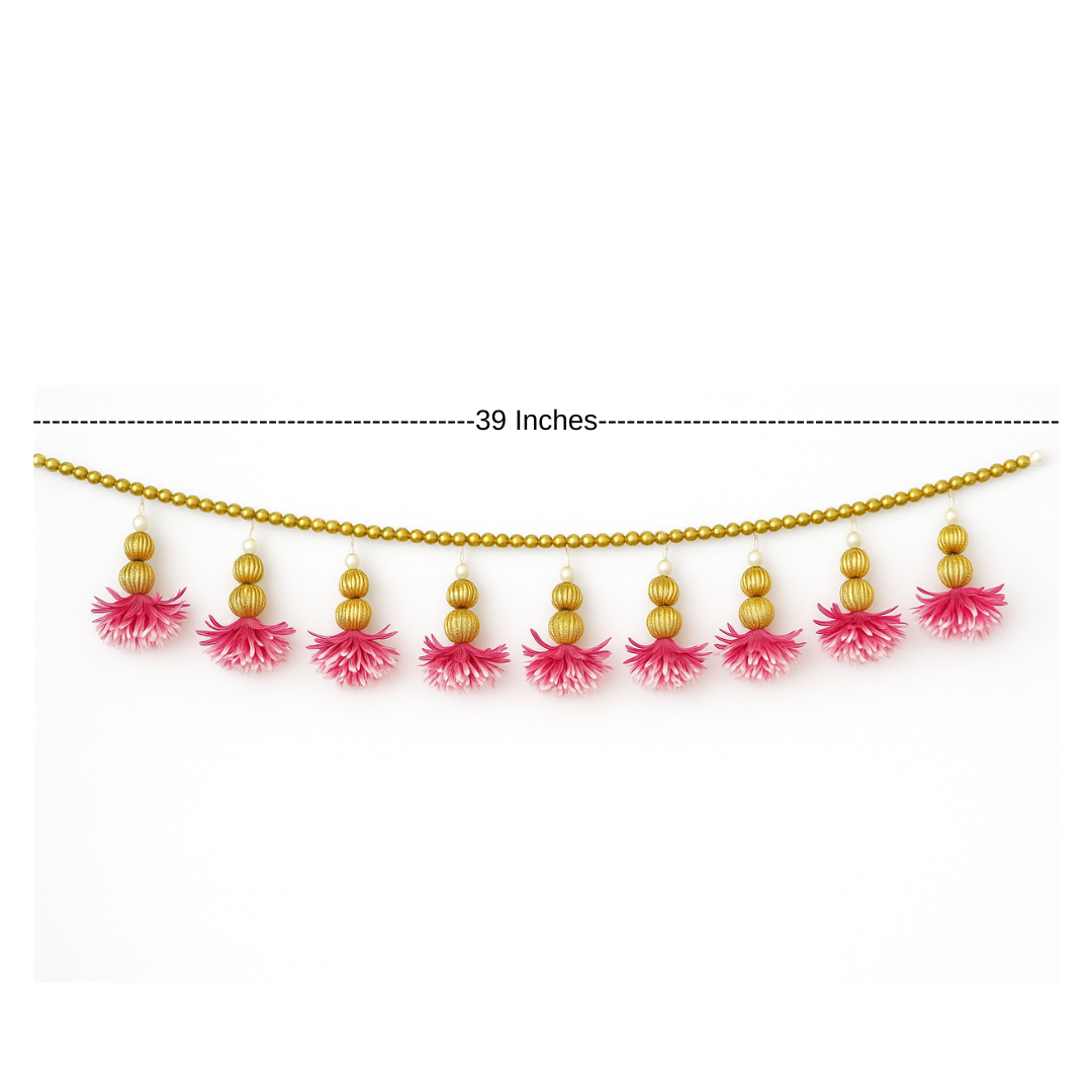 Pink Flower Toran