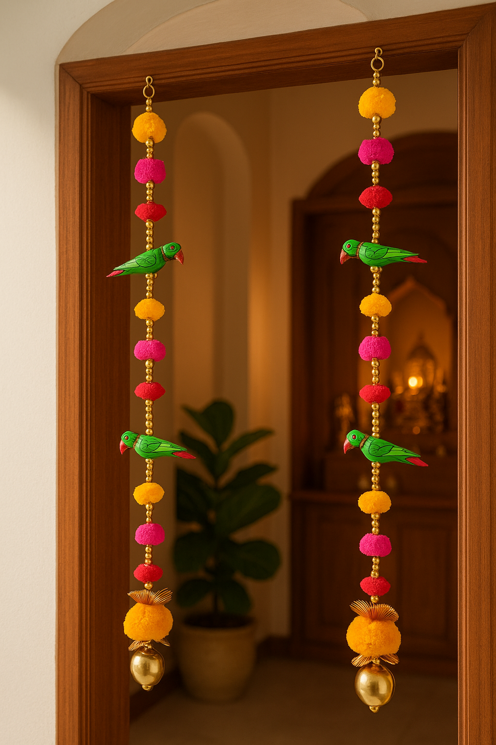 Vibrant Parrot Charm – Parrot Latkan