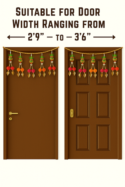 Devaara Kalash Toran – A Festive Blessing for Your Home