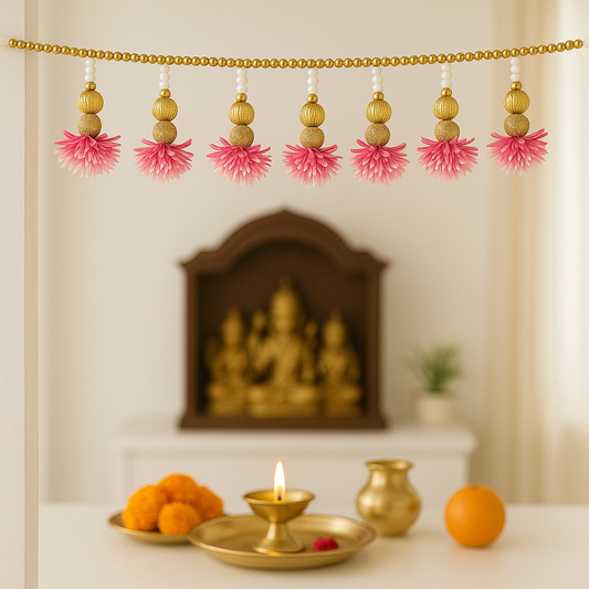 Pink Flower Toran
